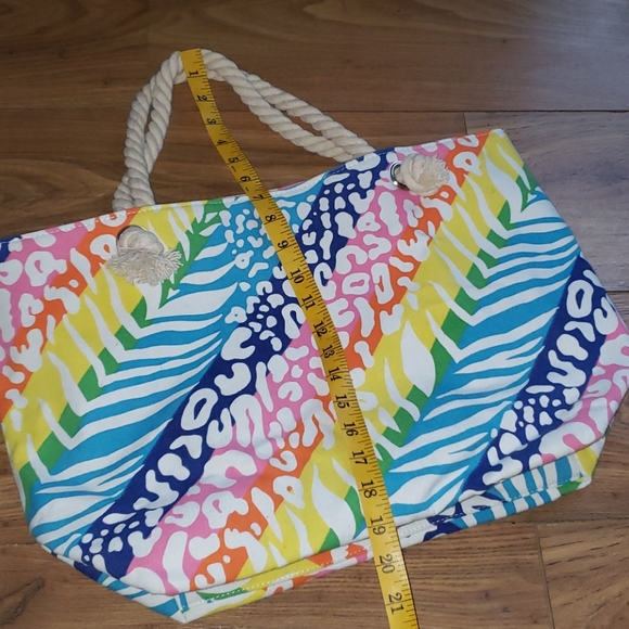 Multi colored summer tote - Picture 6 of 7